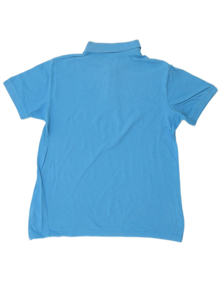 Camisa polo masculina KAPPA grande algodão azul