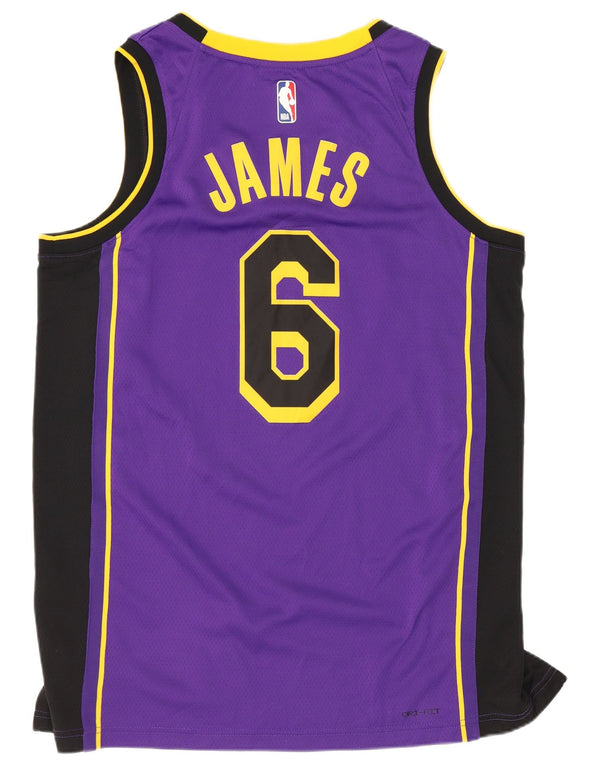 Jordan Mens Los Angeles Lakers Graphic Vest Top Médio Roxo Esportes