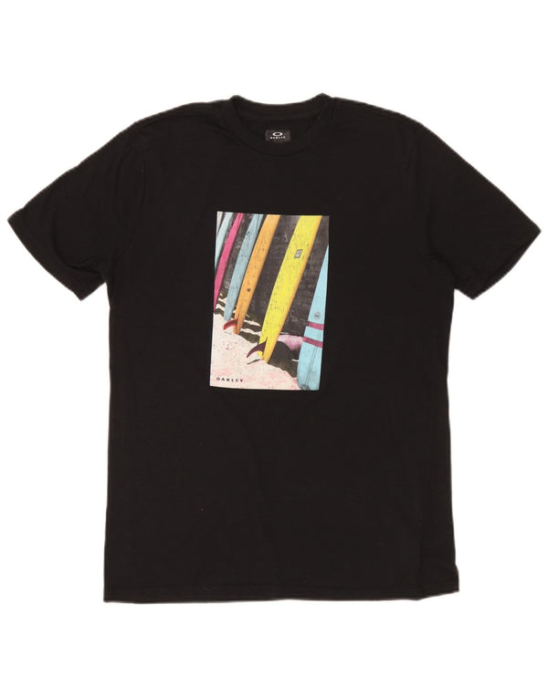 Camiseta Oakley Masculina Regular Fit Graphic XS Preto Poliéster