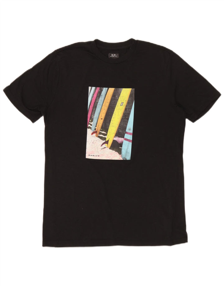 Camiseta Oakley Masculina Regular Fit Graphic XS Preto Poliéster