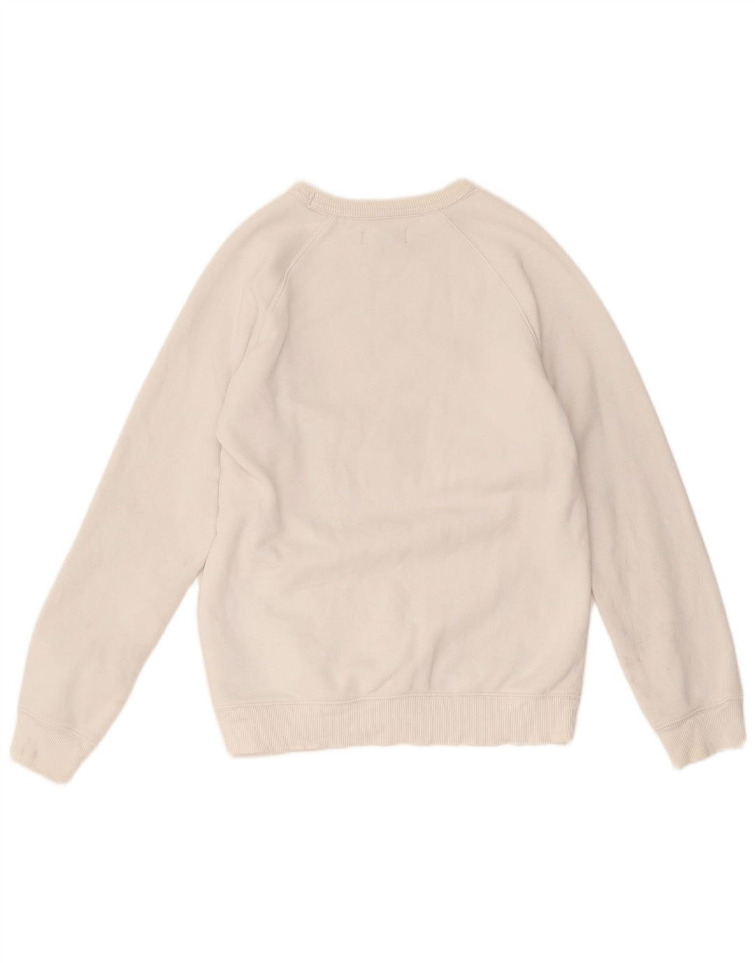 Adidas Mens Graphic Moletom Jumper Pequeno Algodão Branco