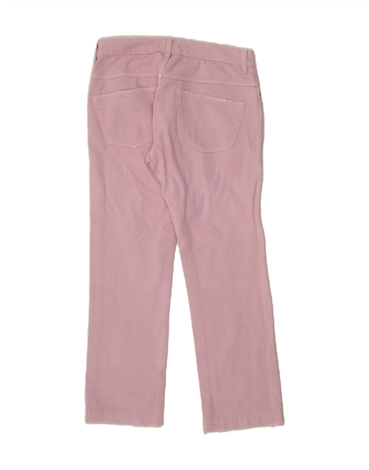 DANIELE ALESSANDRINI Womens Straight Jeans W28 L26  Pink Cotton Vintage Daniele Alessandrini and Second-Hand Daniele Alessandrini from Messina Hembry 