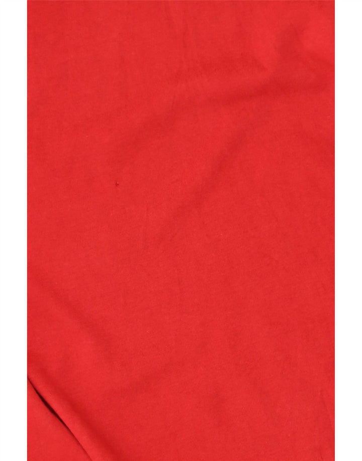 Camiseta masculina Wrangler Top médio algodão vermelho