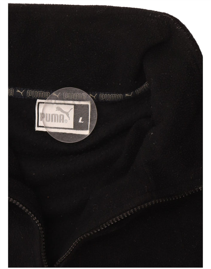 Jaqueta de lã masculina Puma UK 40 grande preta