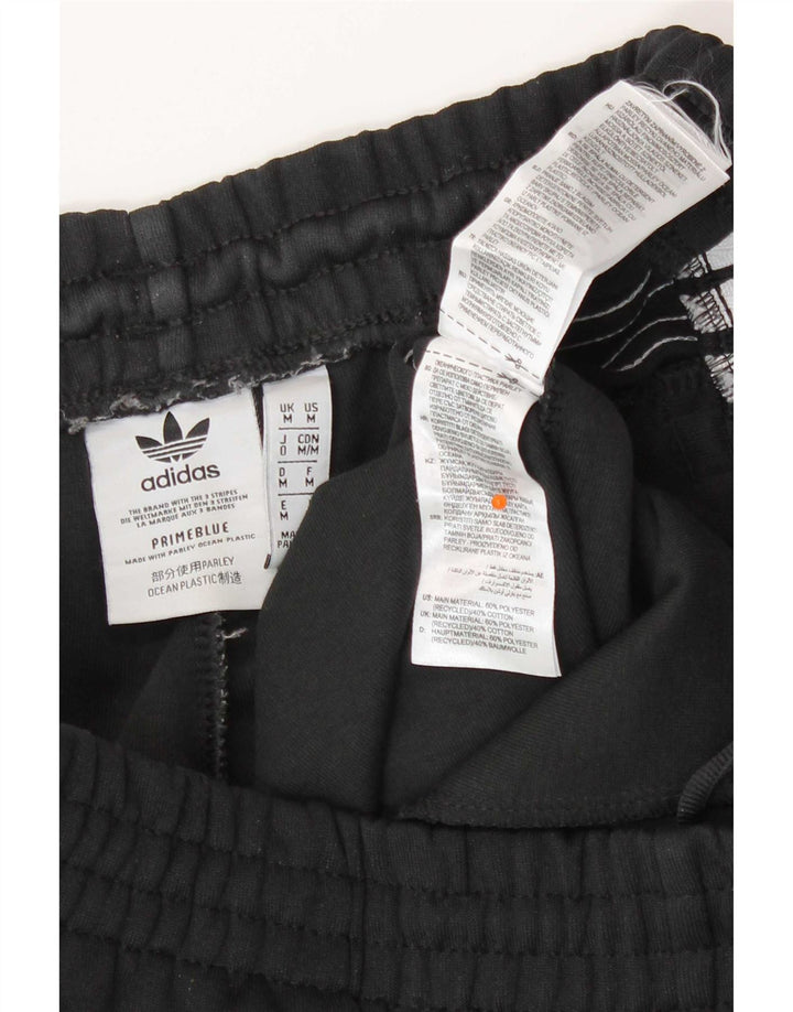 Adidas masculino prime azul calças de treino joggers médio preto poliéster