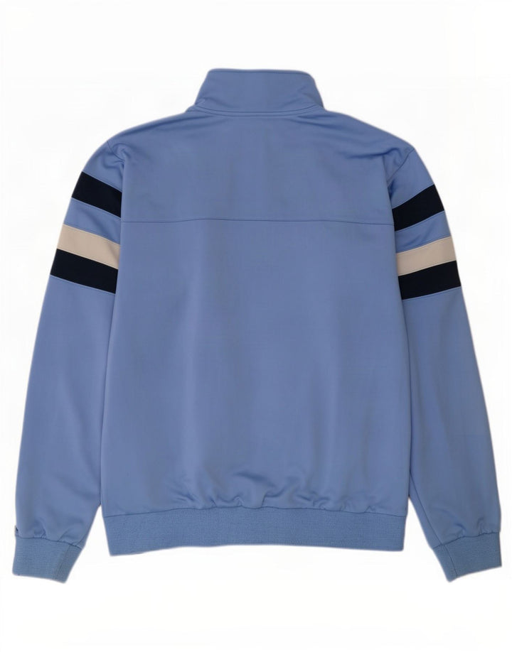 Asics Mens Tracksuit Top Jacket XL Azul Colourblock Poliéster