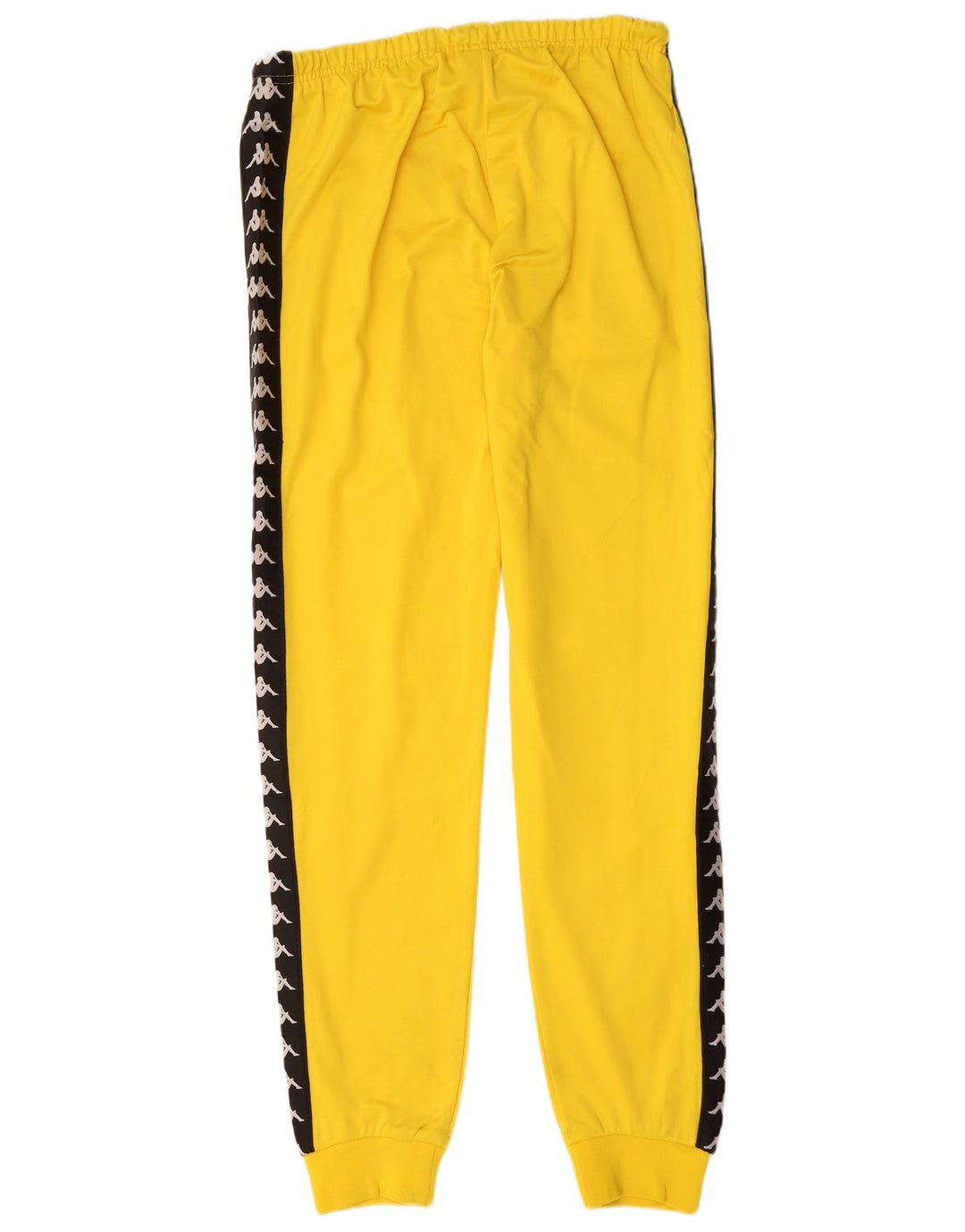 KAPPA Calça de treino masculina gráfica Joggers XL amarelo colorblock