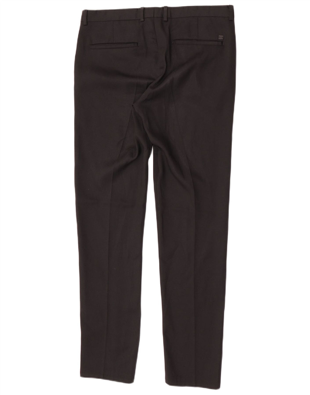 Zara Mens Slim Chino Calças EU 40 Médio W31 L32 Preto