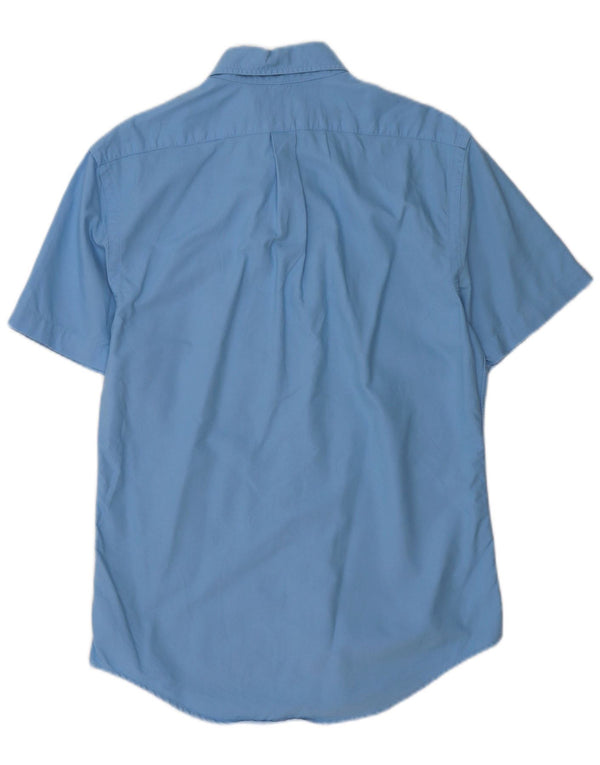 Ralph Lauren Camisa polo masculina de manga curta slim fit algodão azul médio