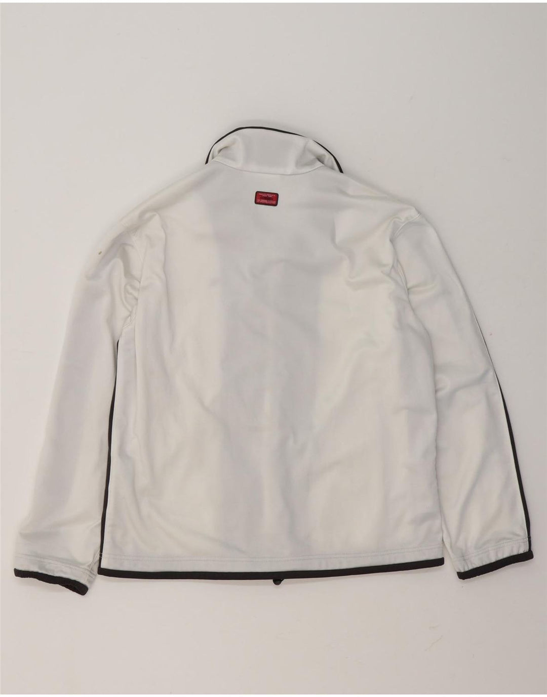 Diadora Mens Tracksuit Top Jacket UK 32 2XS Branco Colourblock Poliéster