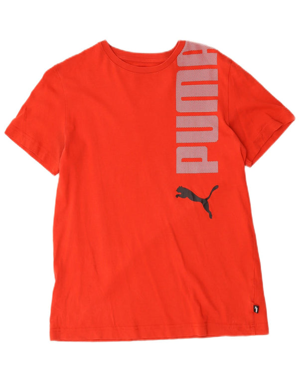 Camiseta Puma Menino Graphic Top 15-16 Anos Algodão Vermelho