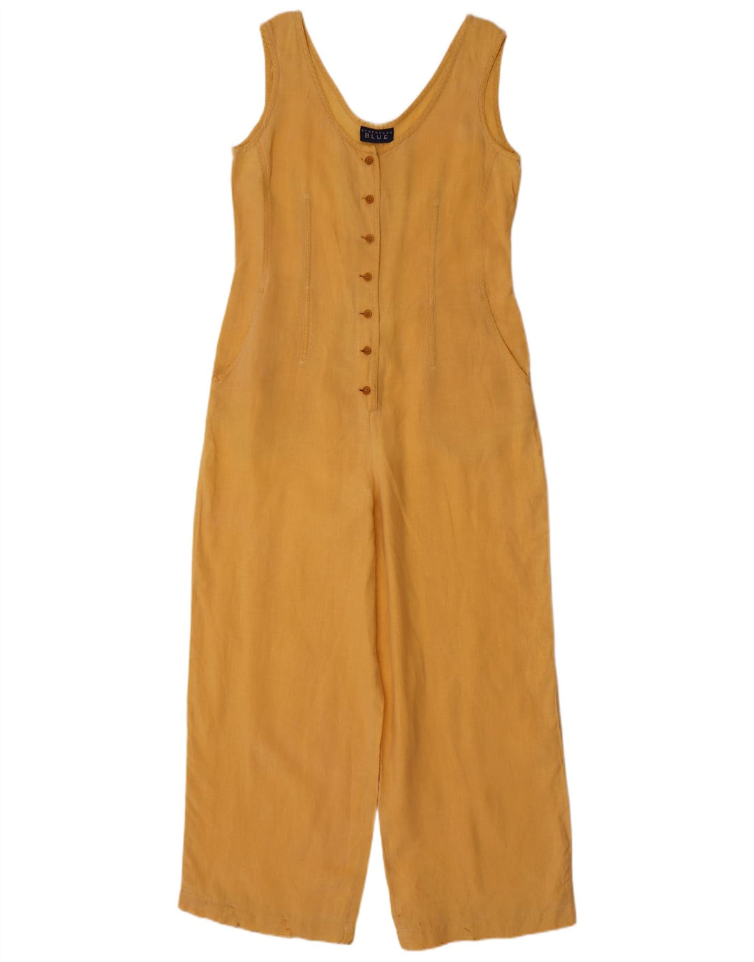 Macacão Feminino Sem Mangas EU 36 Pequeno Amarelo