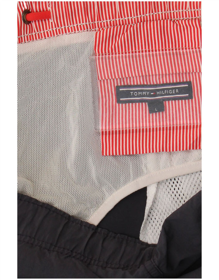 Shorts de natação masculino Tommy Hilfiger grande azul marinho