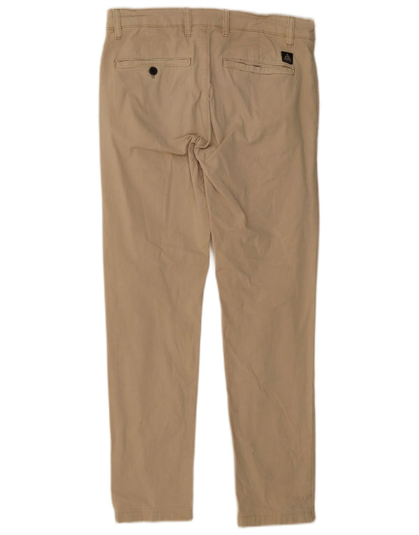 Zara Mens Slim Chino Calças EU 40 Médio W31 L28 Bege