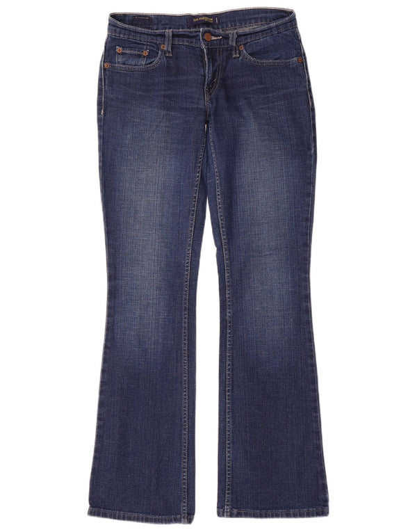 Jeans feminino Levi's 524 cintura baixa bootcut US 5 médio W30 L32 algodão azul