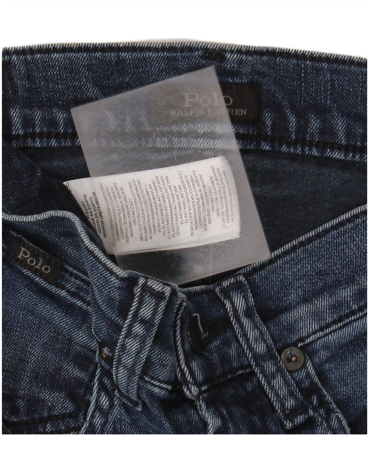 Ralph Lauren Masculino Slim Jeans W30 L30 Azul Algodão