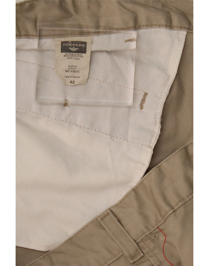 Shorts Chino Masculino DOCKERS W42 2XL Algodão Bege