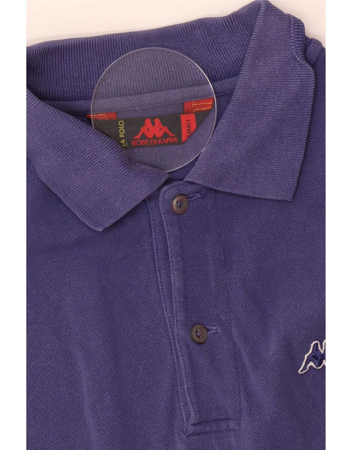 Camisa polo masculina Kappa pequena roxa