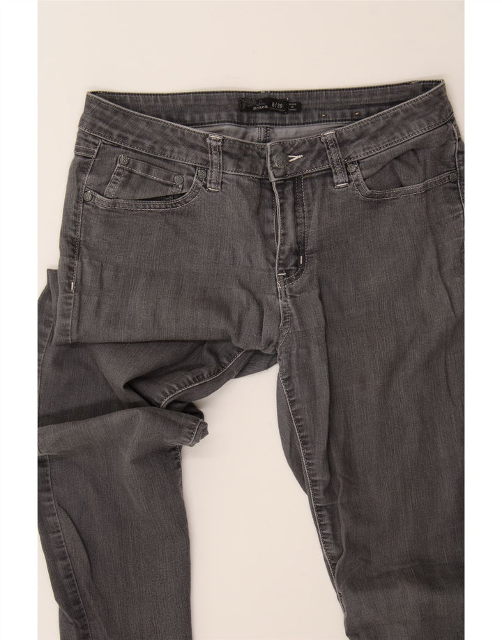 PRANA Womens Slim Jeans US 8 Medium W29 L30 Grey Cotton Vintage Prana and Second-Hand Prana from Messina Hembry 