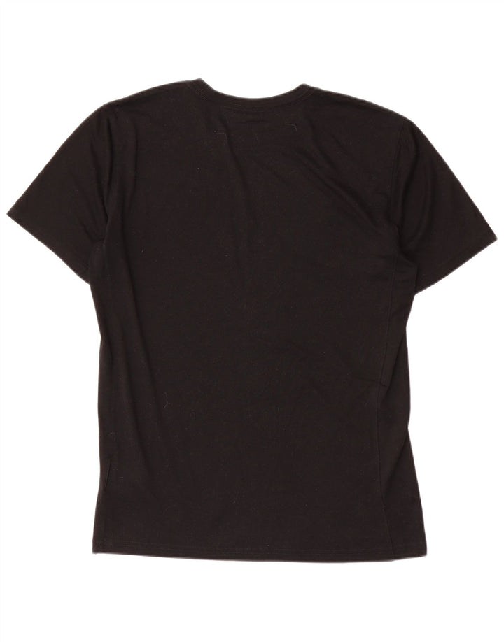 Camiseta Nike Masculina Dri Fit Graphic Top Pequeno Poliéster Preto
