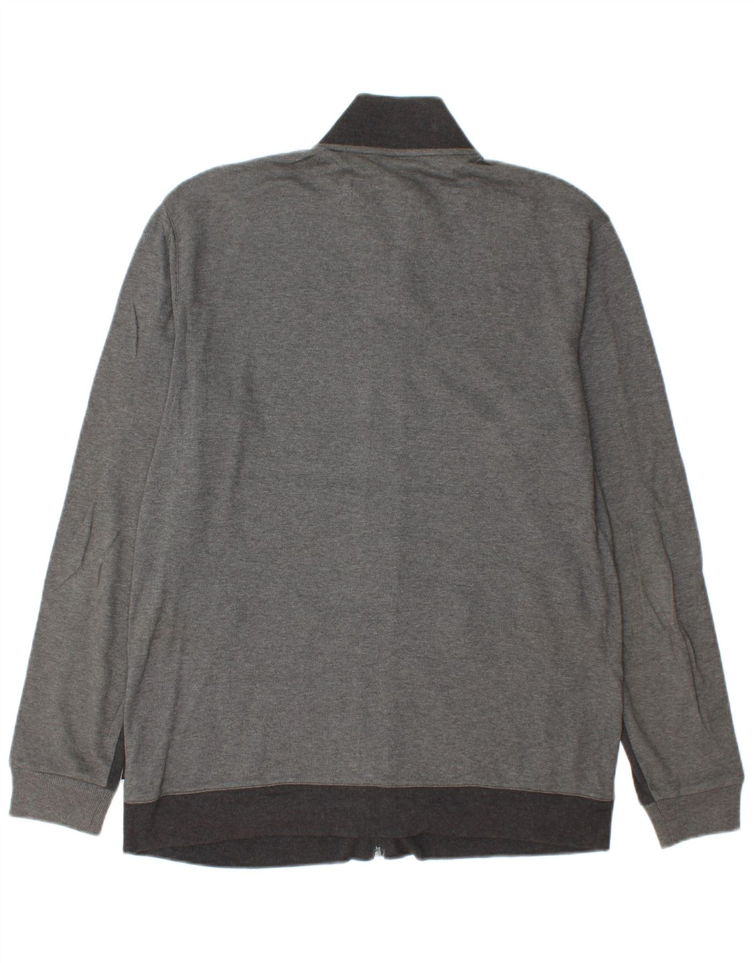 CALVIN KLEIN Jaqueta masculina de agasalho grande algodão cinza