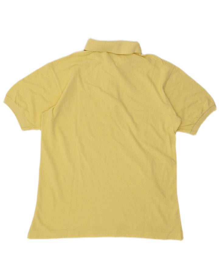 Camisa polo masculina Lacoste tamanho 6 XL amarelo