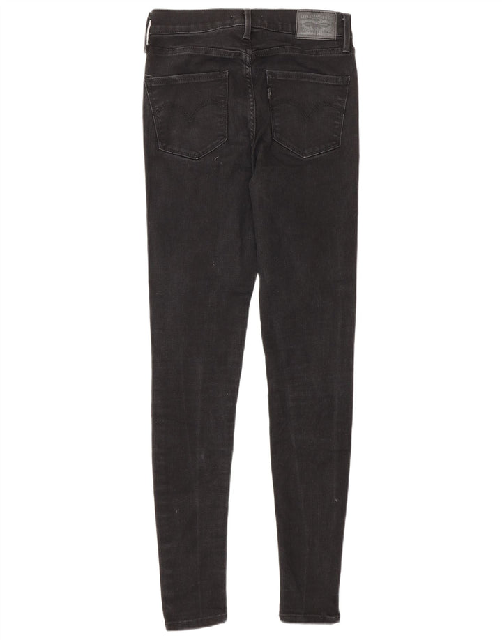 Calça jeans feminina Levi's 720 High Rise Super Skinny W25 L30 algodão preto