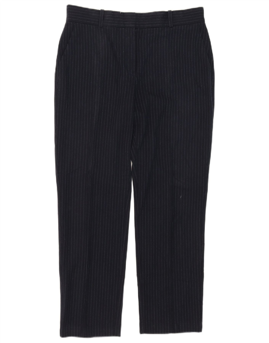 Calça feminina Marks & Spencer Reino Unido 12 médio W32 L27 azul marinho