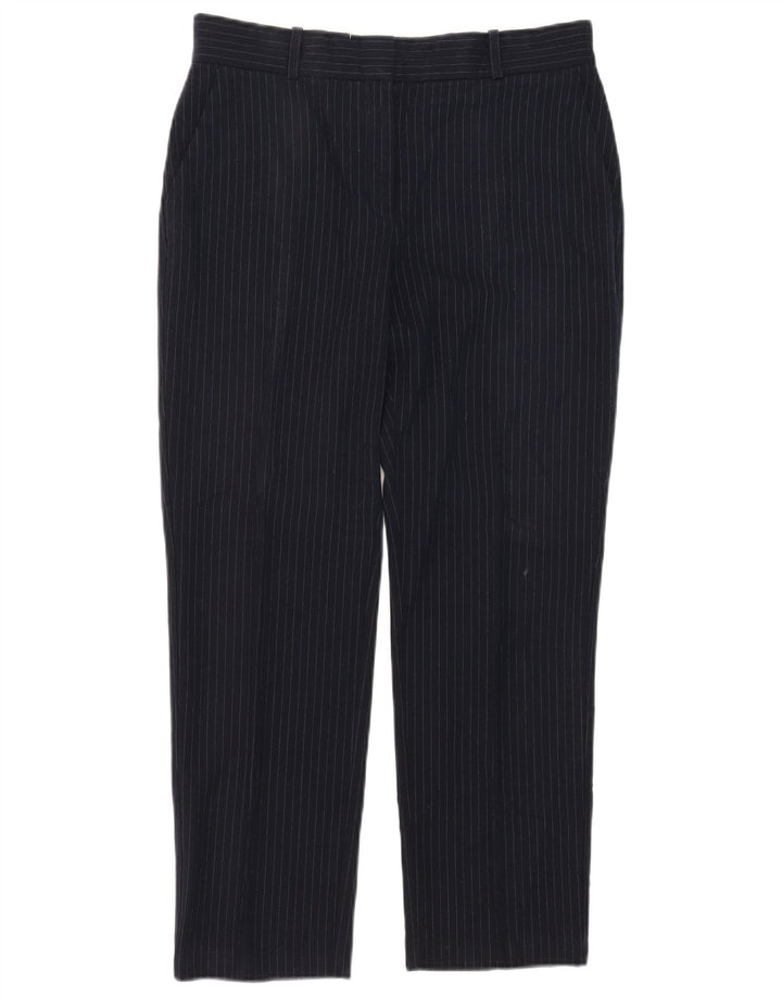 Calça feminina Marks & Spencer Reino Unido 12 médio W32 L27 azul marinho