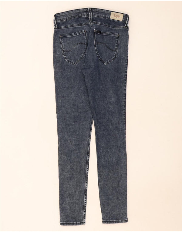 Lee Womens Jodee Skinny Jeans W28 L31 Azul Marinho Algodão