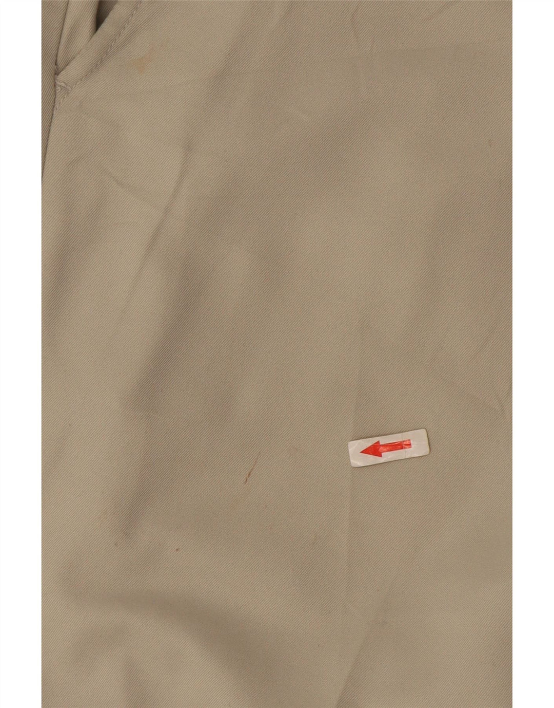 Calça chino reta masculina Izod W36 L32 poliéster branco