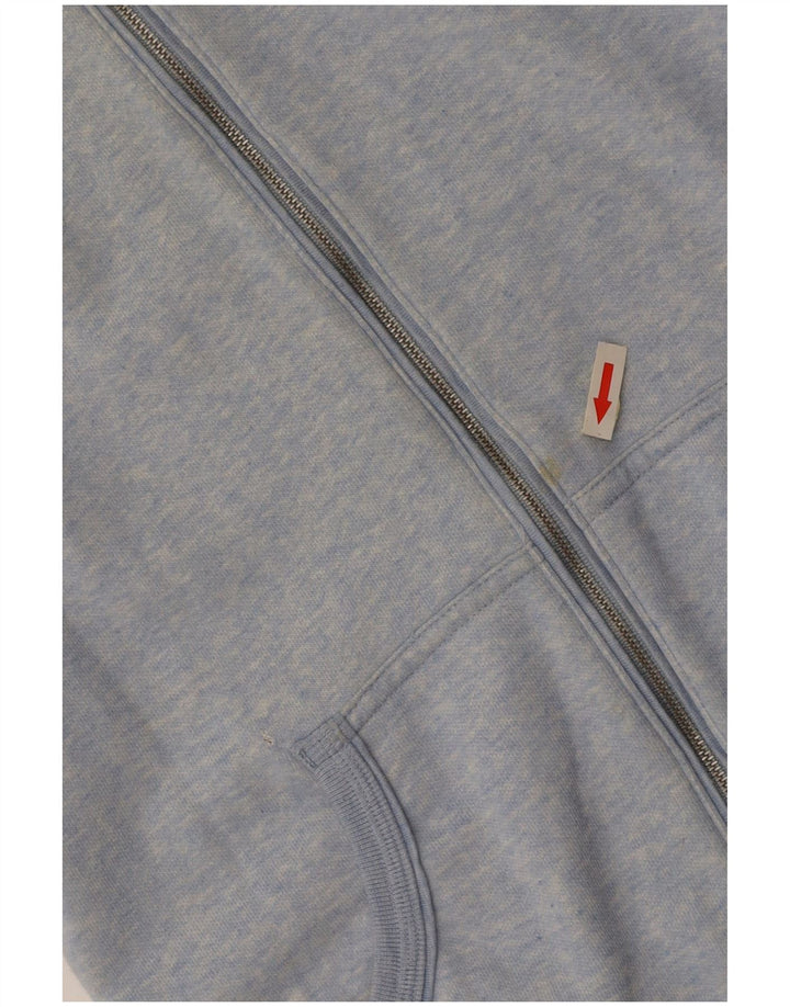 Suéter feminino CHAMPION Heritage Classics com capuz e zíper Reino Unido 10 pequeno azul