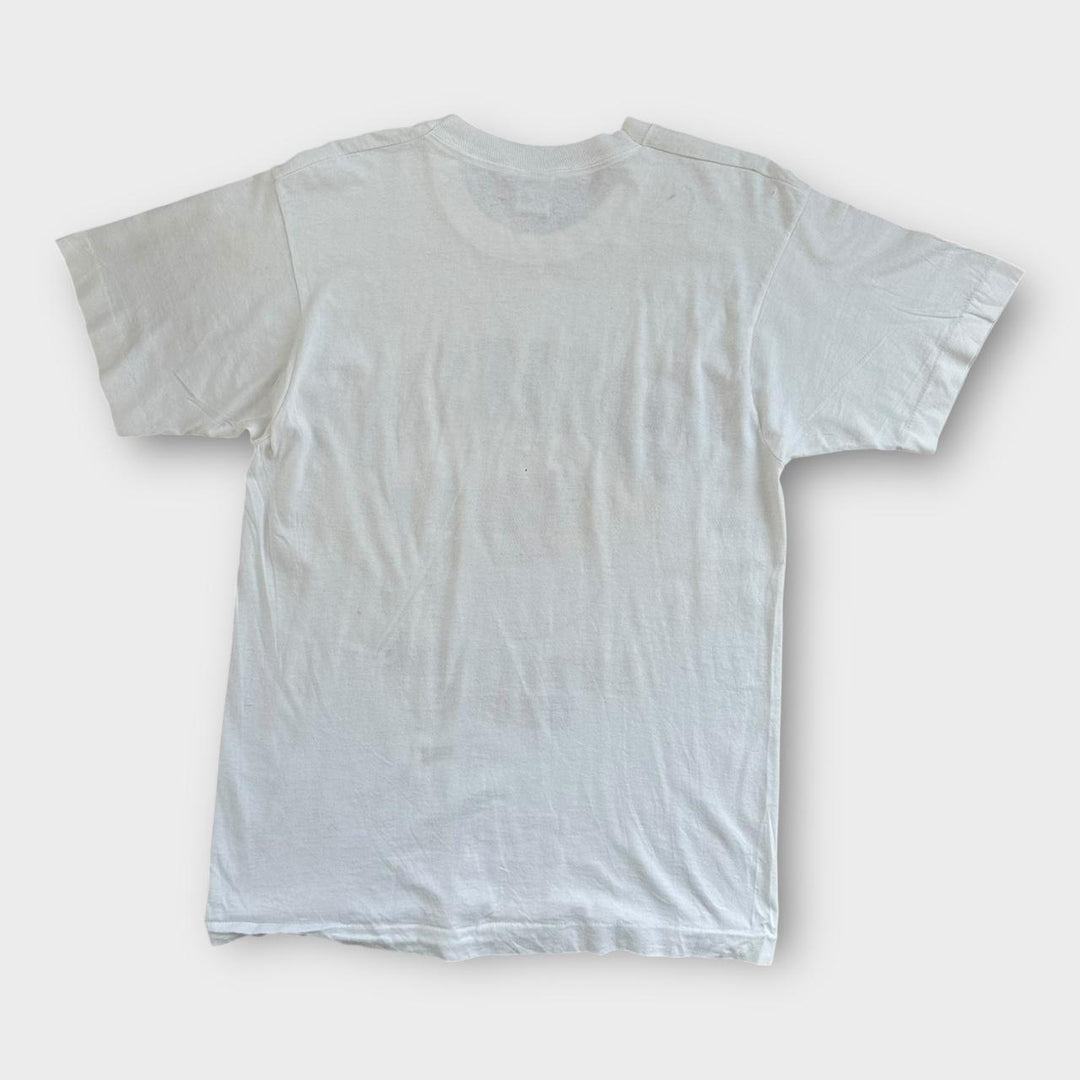 Camiseta estampada de basquete vintage do Kansas - grande