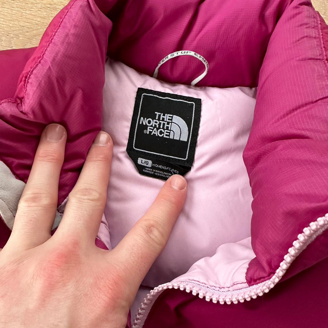 Jaqueta vintage The North Face gilet puffer - grande para mulher