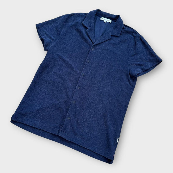 Camisa Orlebar Brown - XXL (cabe como uma larga larga)