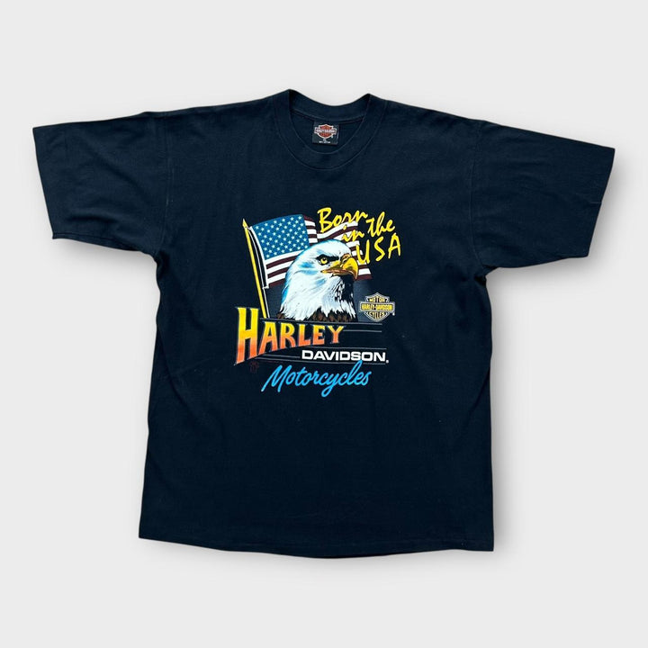 Camiseta vintage com estampa Harley Davidson - XL