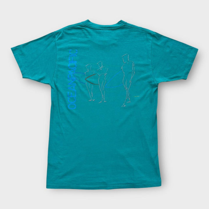 Camiseta vintage ocean Pacific com estampa - grande