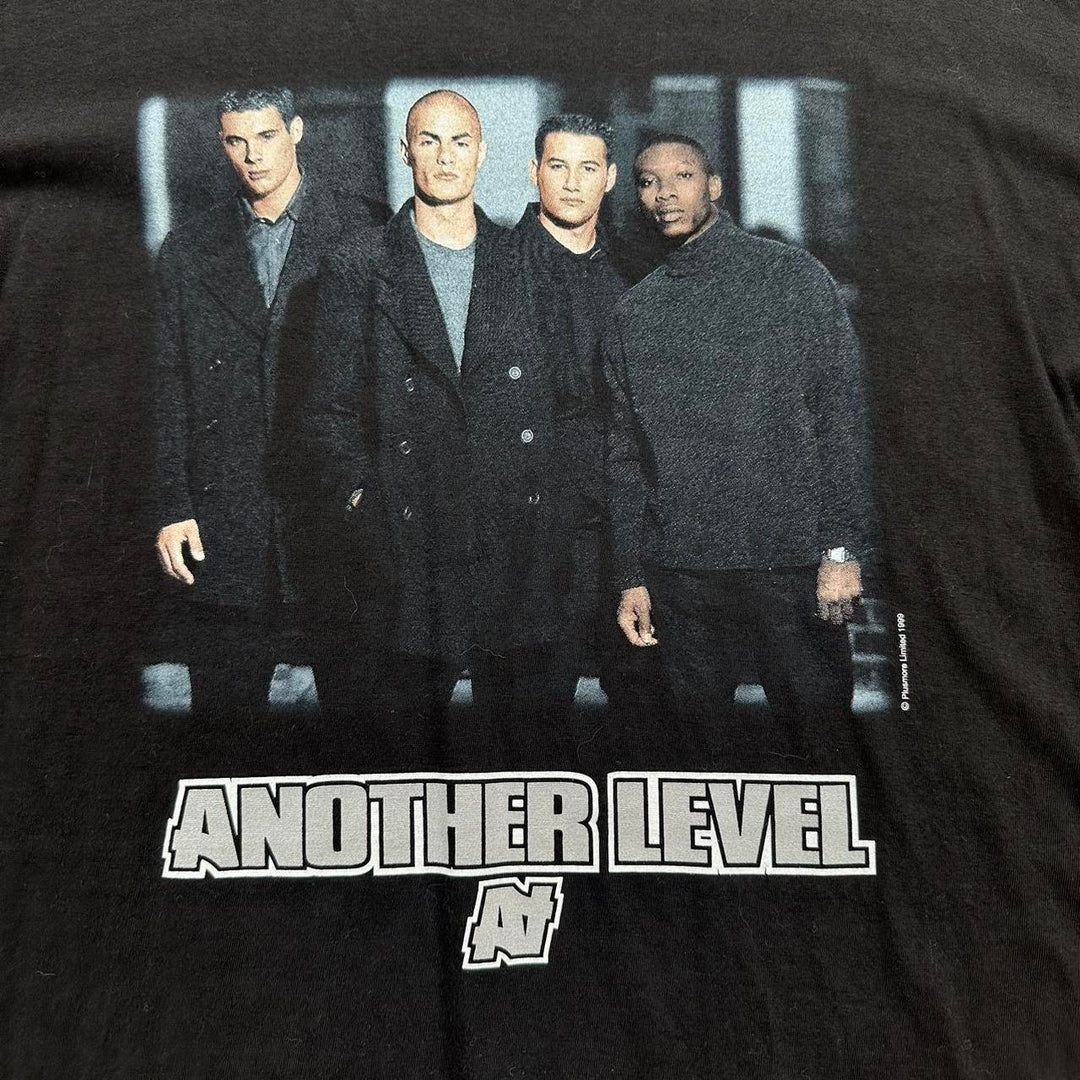 Camiseta vintage de banda Another Level - grande