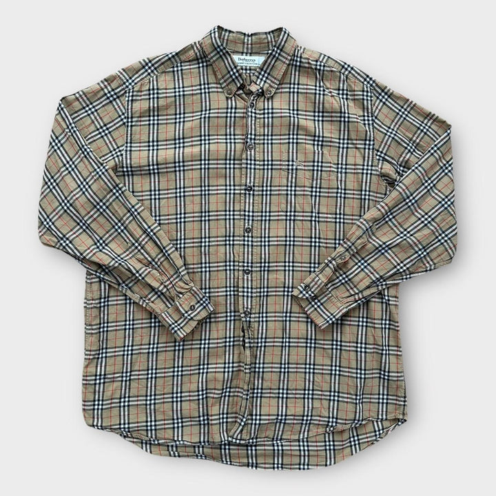 Camisa xadrez Burberry Nova - XXL