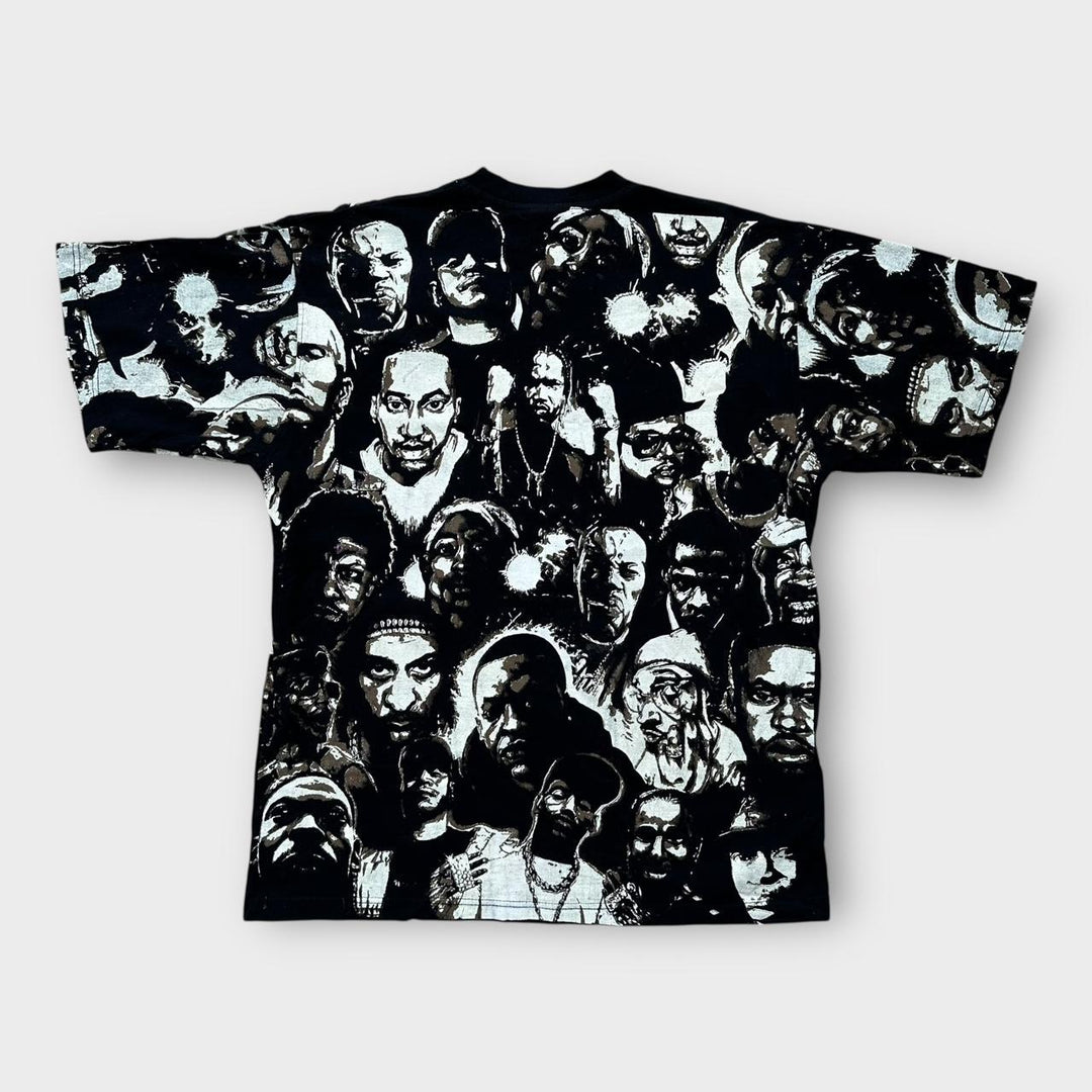 Time is Money Hip-Hop com estampa completa de rap - XL