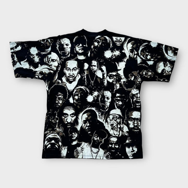 Time is Money Hip-Hop com estampa completa de rap - XL