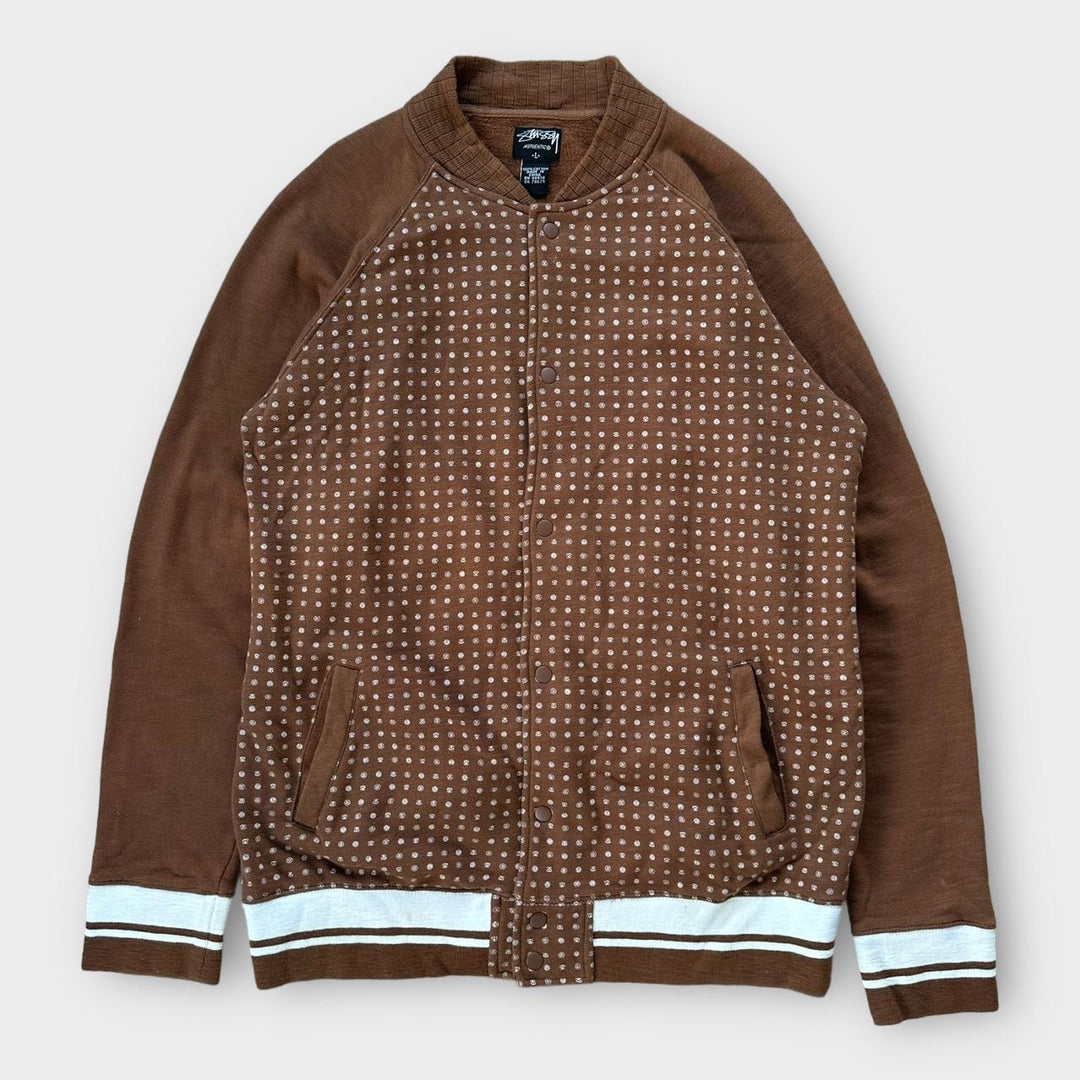 Jaqueta bomber universitária Stussy - Grande