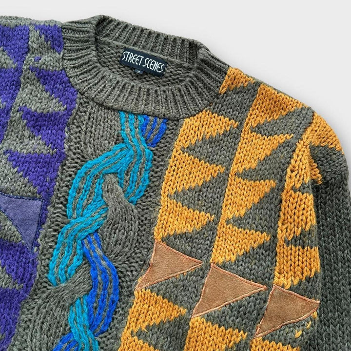 Malha estampada vintage anos 90 - média