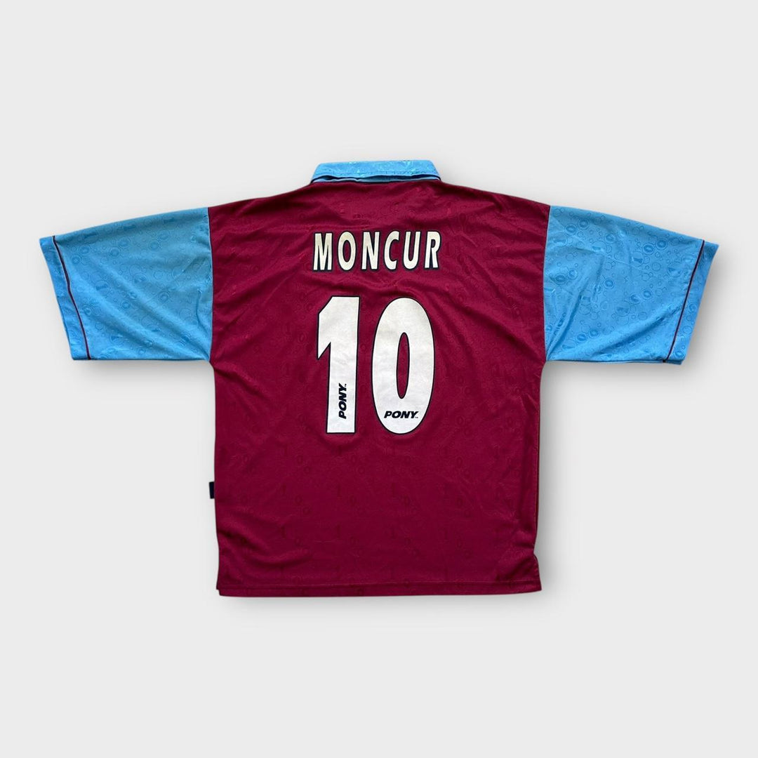 Camisa de futebol vintage do West Ham - grande (folgada)