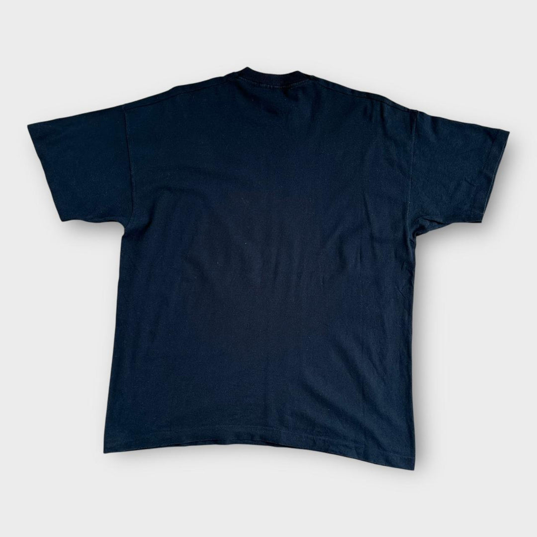 Camiseta vintage com estampa de arco forte - XL