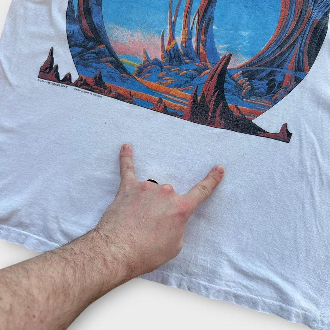 Camiseta vintage da banda YES - grande