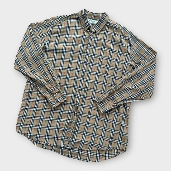 Camisa xadrez Burberry Nova - XXL