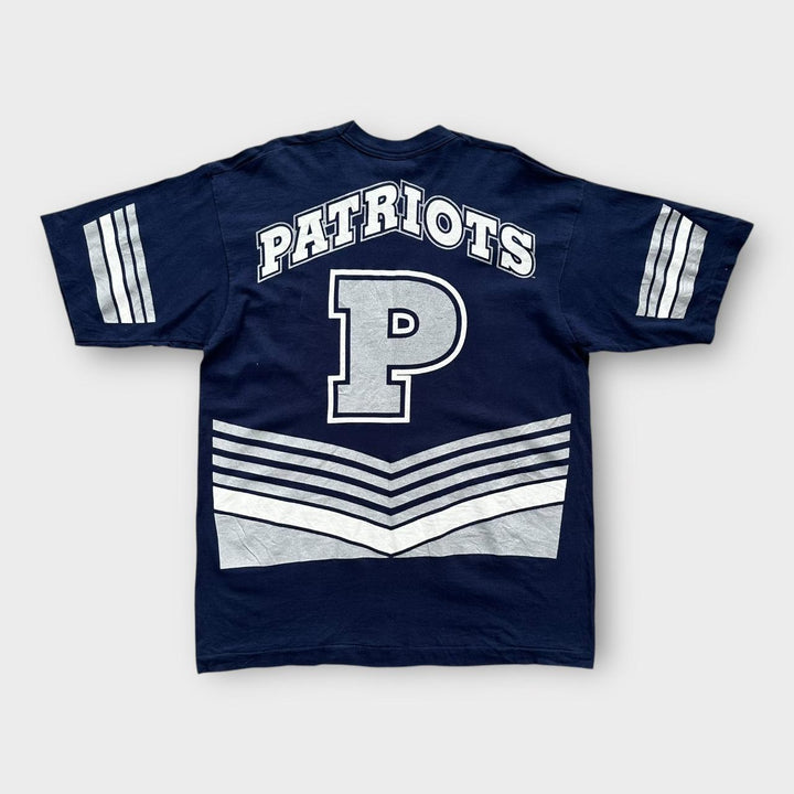 Camiseta vintage Patriots com ponto único - XL