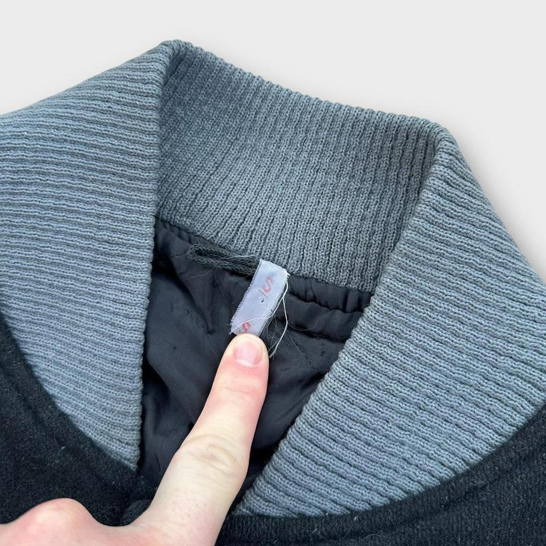 Jaqueta bomber vintage de motocross - pequena