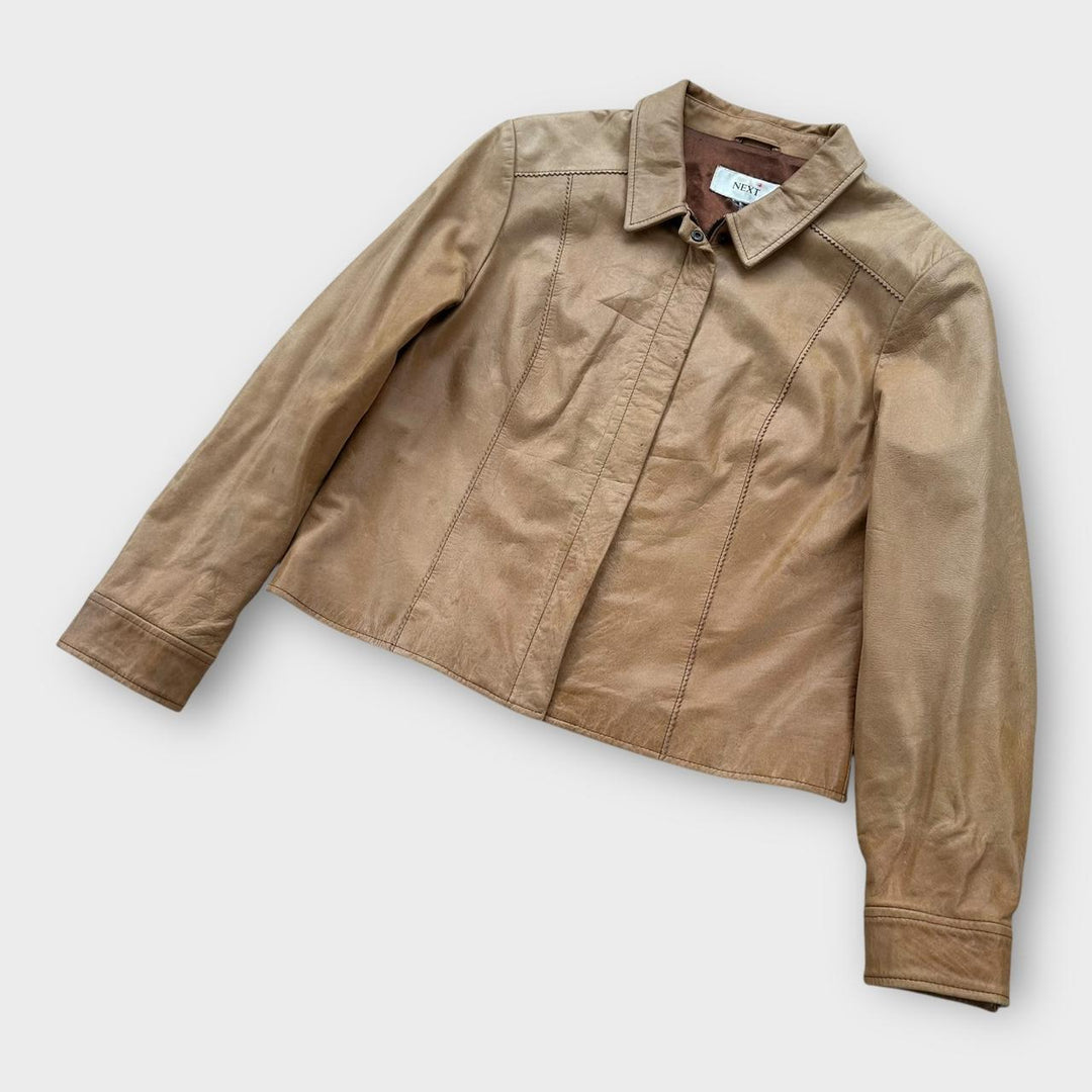 Jaqueta de couro Y2K Next - grande para mulher